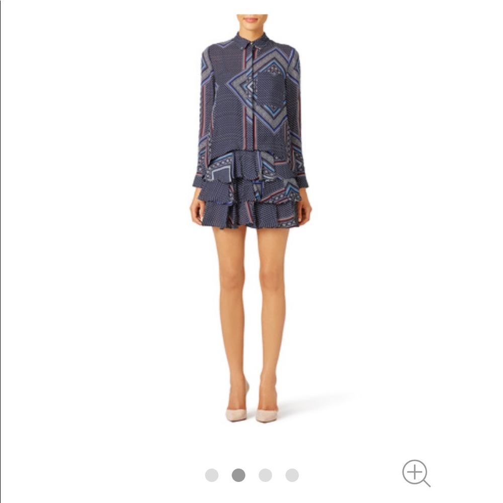 Derek Lam 10 Crosby Paisley Shirtdress